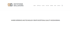 Desktop Screenshot of keystone-millwork.com